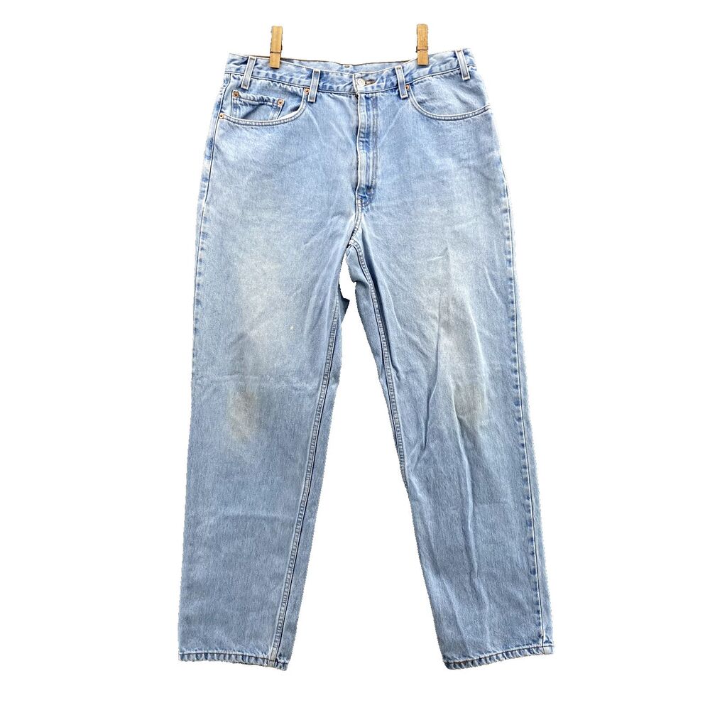 Vintage Levi's 550 Jeans Mens 35x31* Blue Relaxed Fit Taper Denim 90'sCore Pants